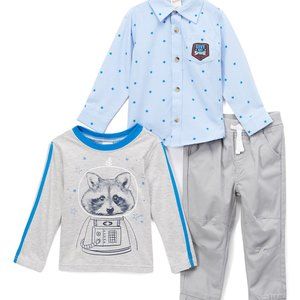 NWT boys 3 piece 'Give me Space' pants set